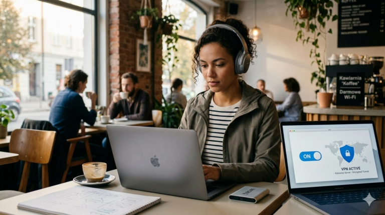 Analiza bezpieczeństwa publicznych sieci Wi-Fi: Standardy ochrony danych i ranking 10 rozwiązań VPN (2026)